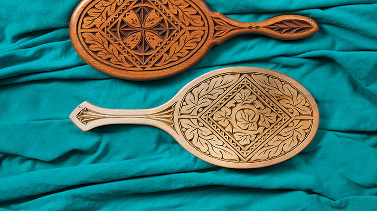 Chip-Carve an Heirloom Hand Mirror